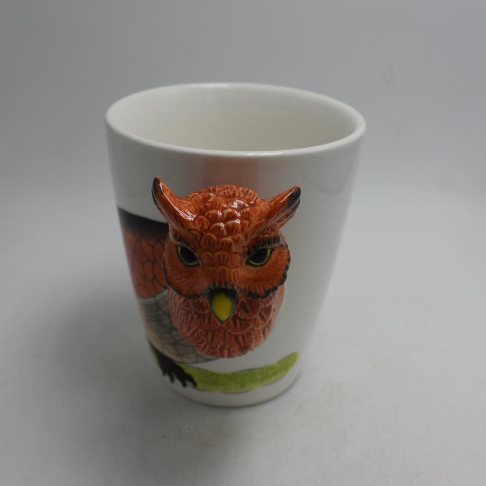 Ceramic owl water mug