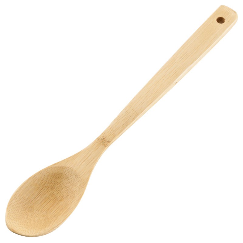 Bamboo Spatula, 100% Bamboo Kitchen Utensil, 14" long