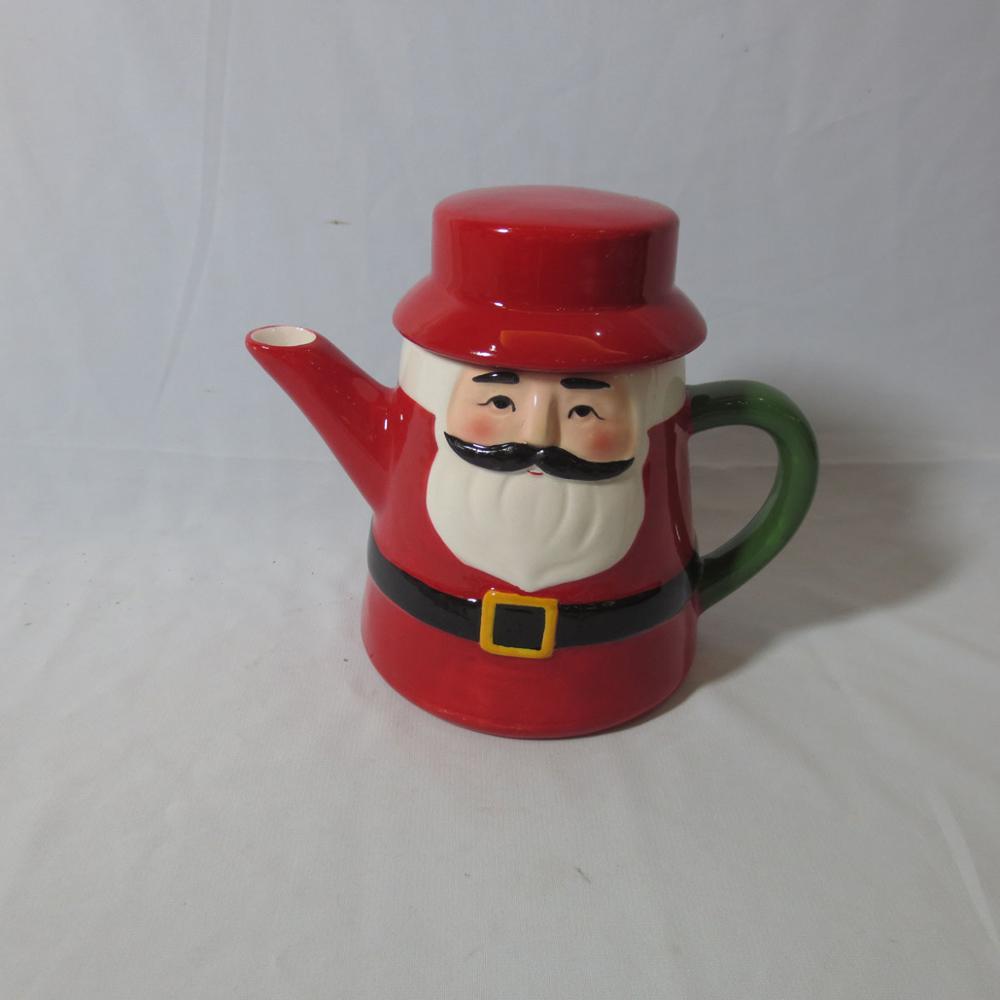 Father Christmas Santa Claus cups, navidad porcelain tea cups with lid