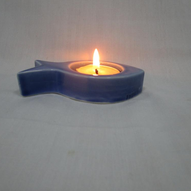 Fish Shape Ceramic Candle Jar, Tealight Holder