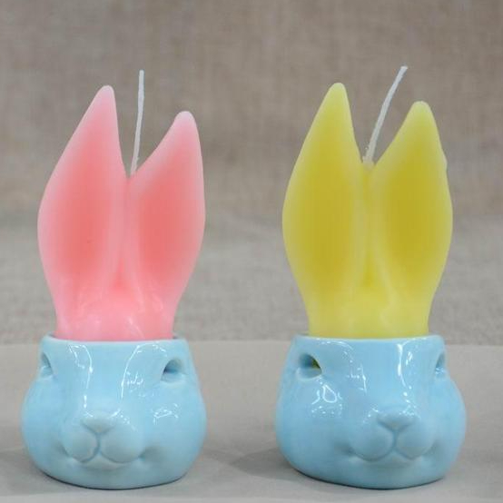 Cartoon Rabbit Charming Gifts Party Candles Smokeless Candles Birthday Candles