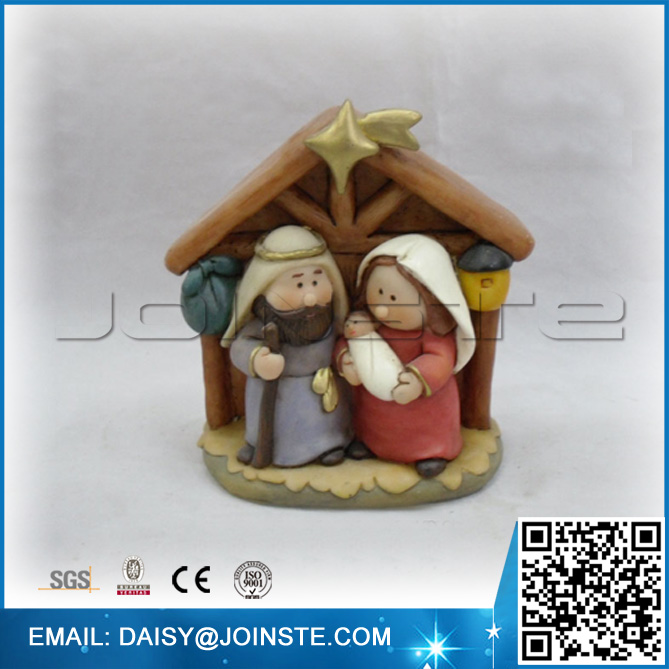 SZ8078-140367 christmas polyresin nativity religious craft