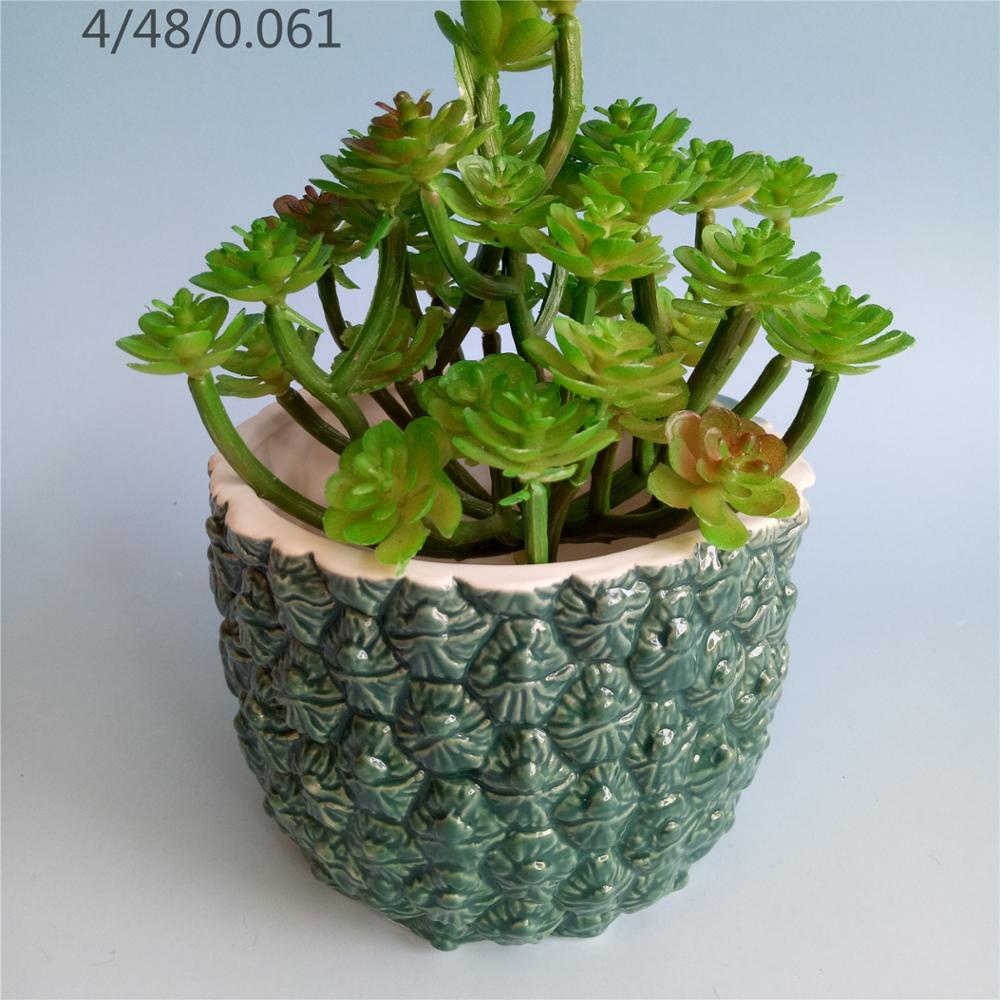 Custom ceramic flower pot mold  Pottery  flower pot  green cactus  flower pots