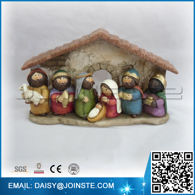 SZ8078-140320 Q format resin nativity camel figurine