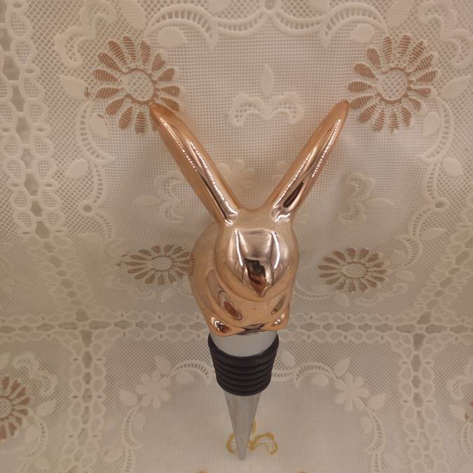 Champagne bottle party Topper,rabbit wine bottle plug,rabbit Cork Bottle Topper,rabbit Wine Bottle Stopper