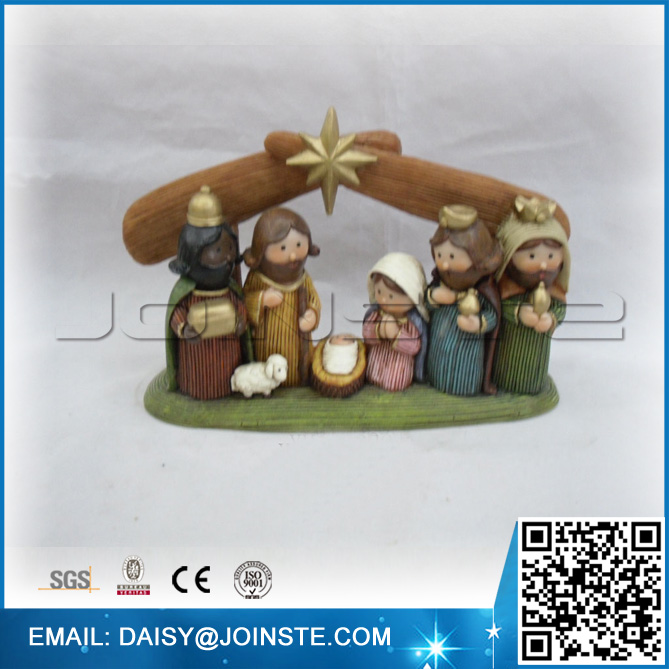 SZ8078-140359 Holy Nativity Scene Religious nativity set crafts