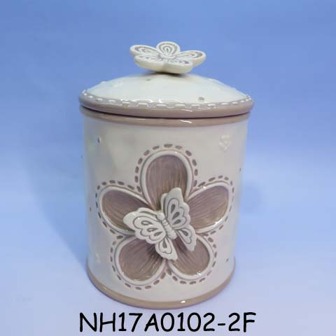 Flower Shape Ceramic Honey Jar,mini honey jar,jar for honey