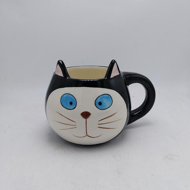 Ceramic Animal Cup,Cat Coffee Mug,Ceramic Cat Mugs