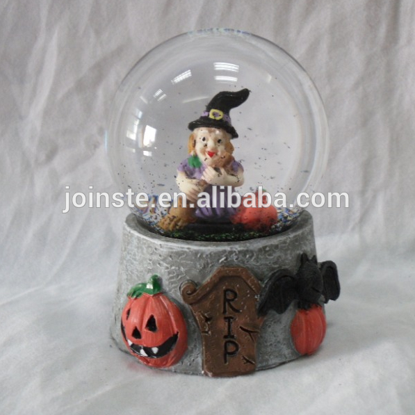 Custom cheap custom Halloween snow globe holiday home decoration