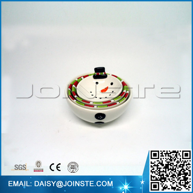 Snowman ceramic mixing bowls,extra large ceramic mixing bowl,ceramic mixing bowl set