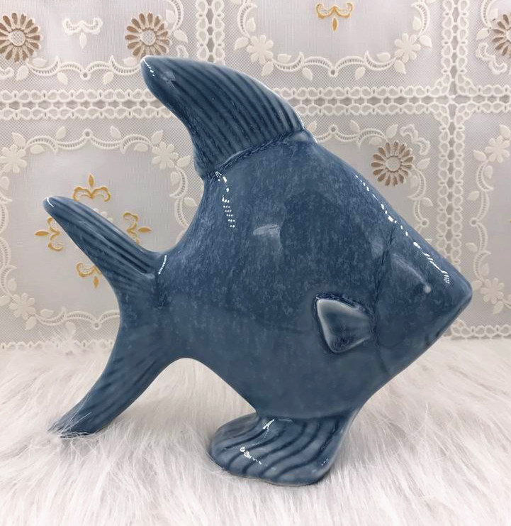 Ceramic sea fish statues ,ceramic sea animal decorations