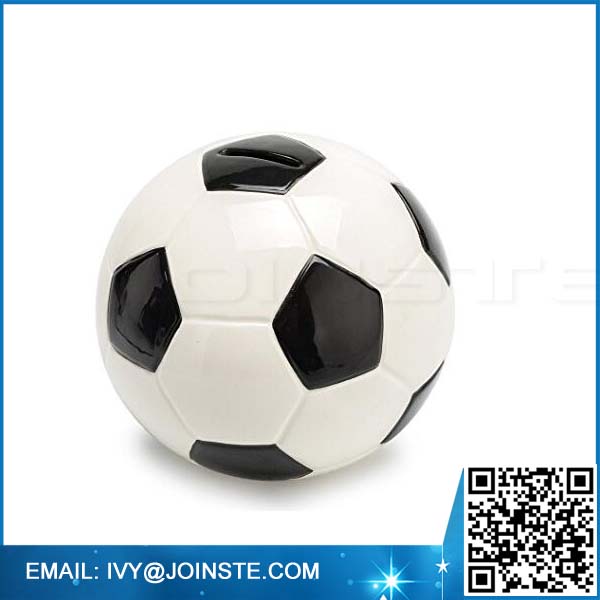 Ceramic football money saving box money bank piggy bank