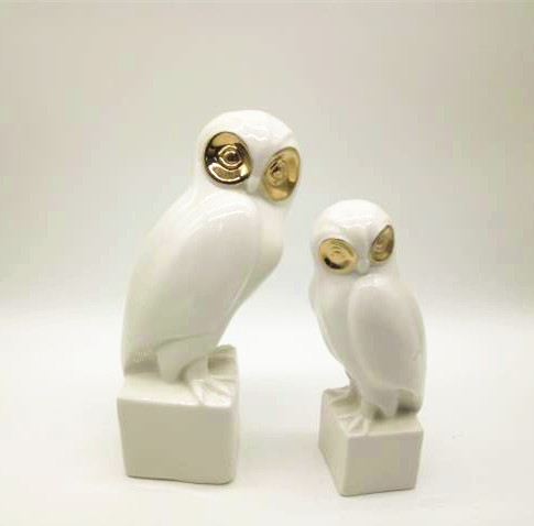 Wise Owls Statues House Warming Gift Combined Figurine Statues