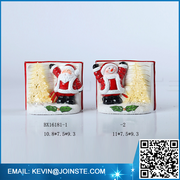 Ceramic santa claus,santa claus led outdoor