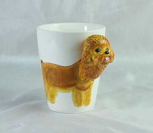 Ceramic dog shape mug