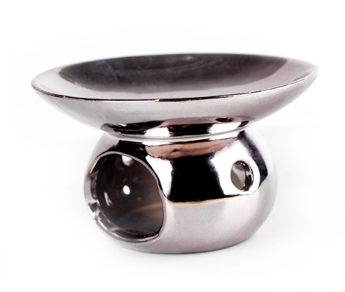 Ceramic silver coated  incense burners ,living room incense burners