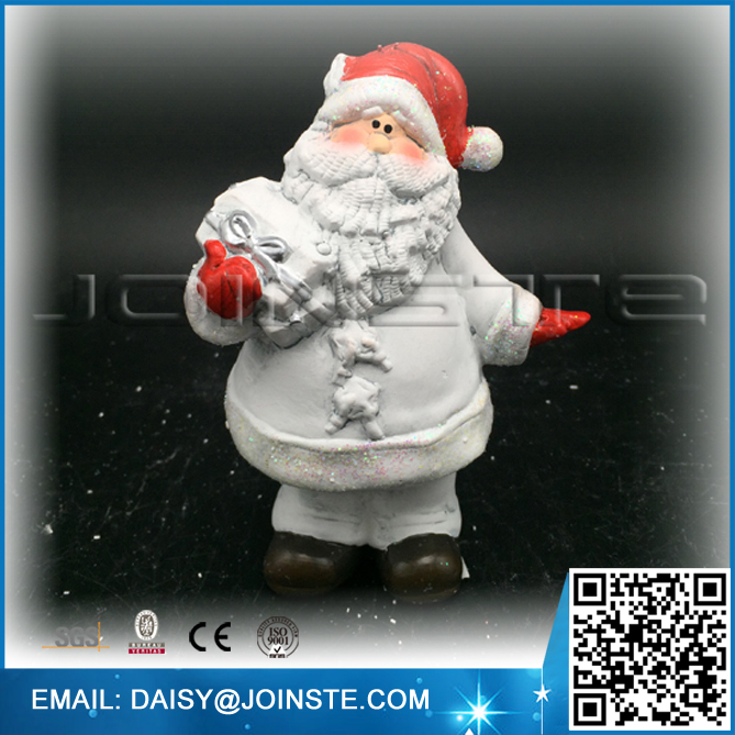 White Cute ceramic santa claus 3d model