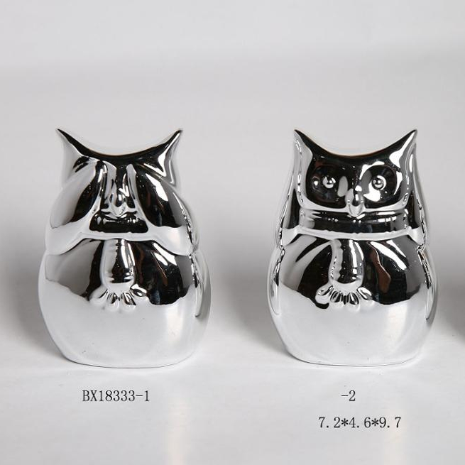 Owl sets custom vivid arts ceramic animals for gifts