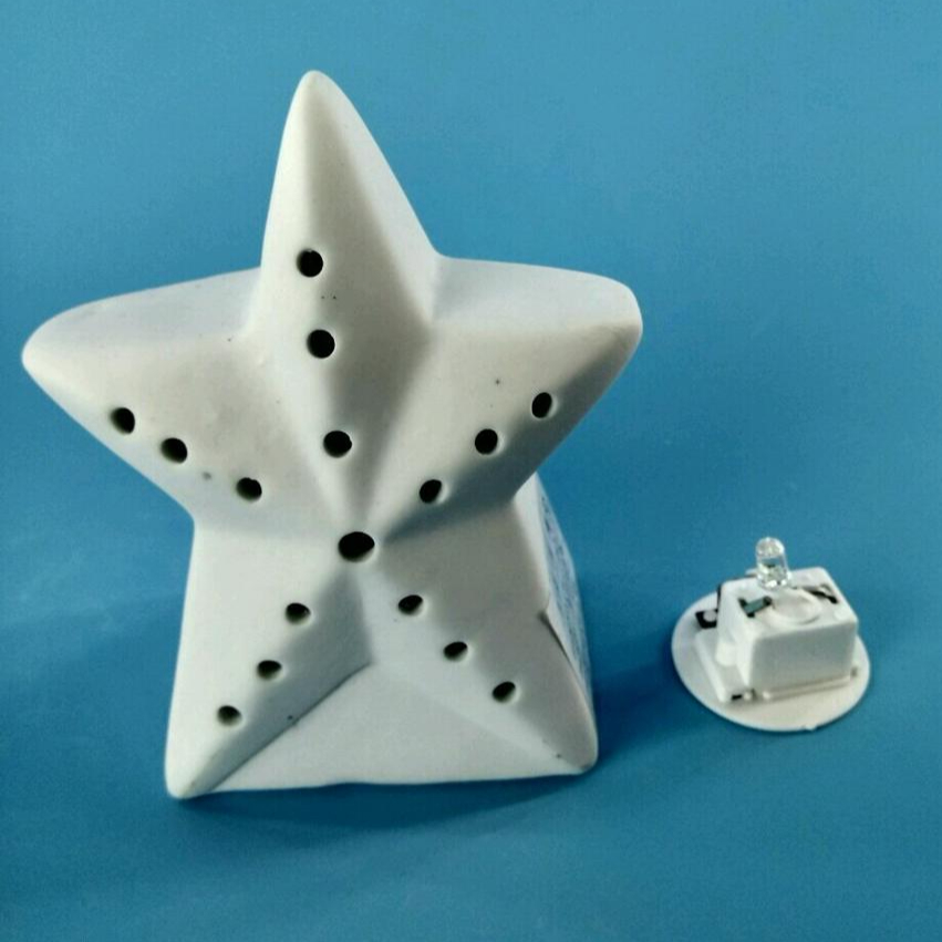 STAR ~ Tea Light/Tealight Holder ~ Ceramic